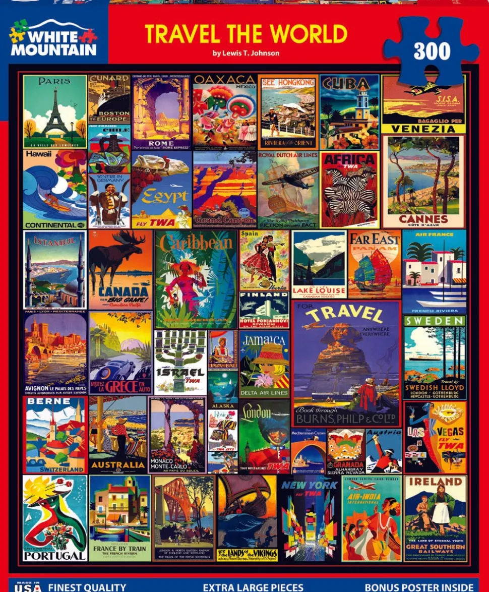 Travel The World (2046pz) - 300 Piece Jigsaw Puzzle