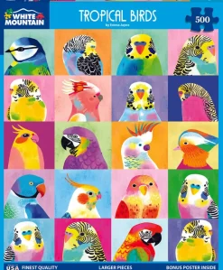 Tropical Birds (1981pz) - 500 Piece Jigsaw Puzzle