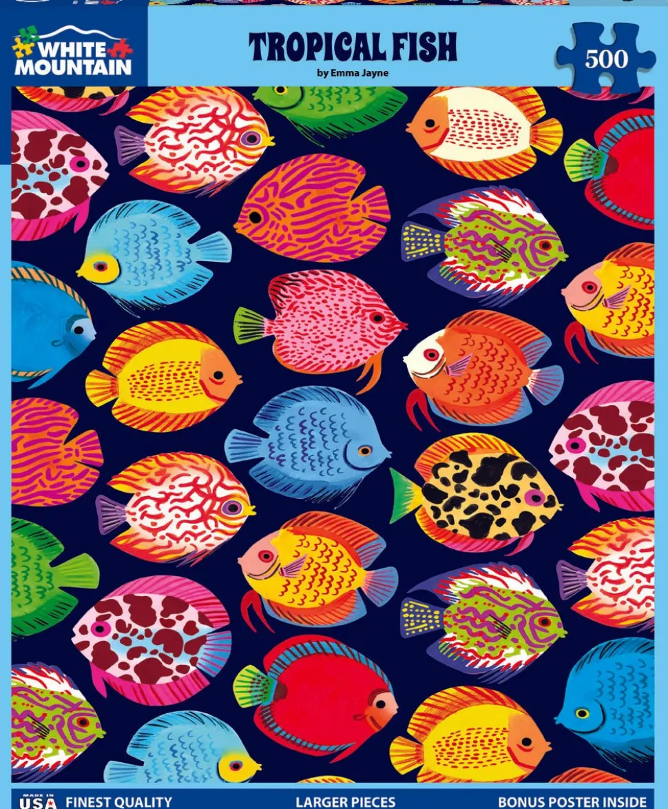 Tropical Fish (1982pz) - 500 Piece Jigsaw Puzzle