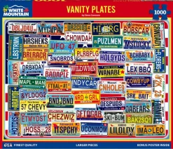 Vanity Plates (1841pz) - 1000 Piece Jigsaw Puzzle