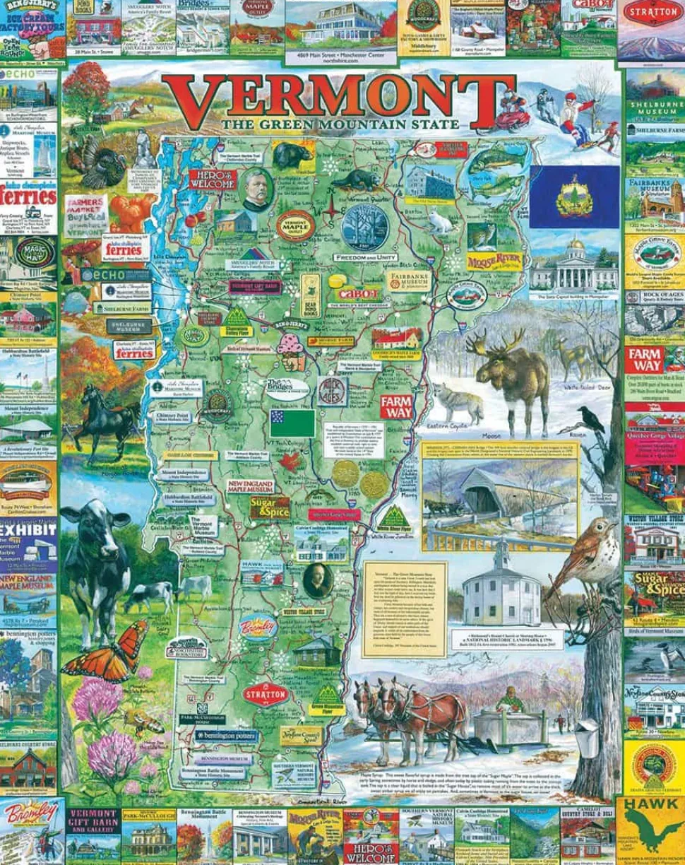 Vermont (655pz) - 1000 Piece Jigsaw Puzzle