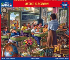 Vintage Classroom (1978pz) - 1000 Piece Jigsaw Puzzle