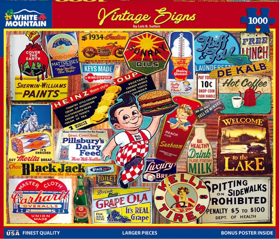 Vintage Signs (1189pz) - 1000 Pieces