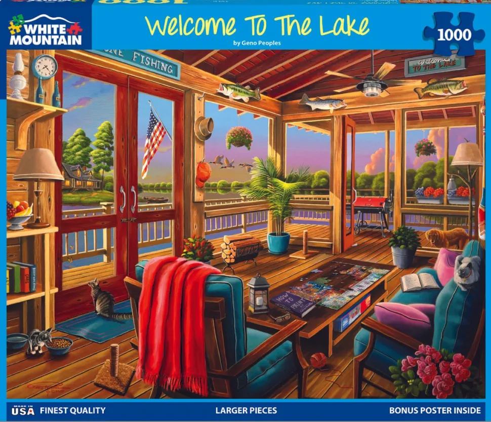 Welcome To The Lake (1859pz) - 1000 Piece Jigsaw Puzzle