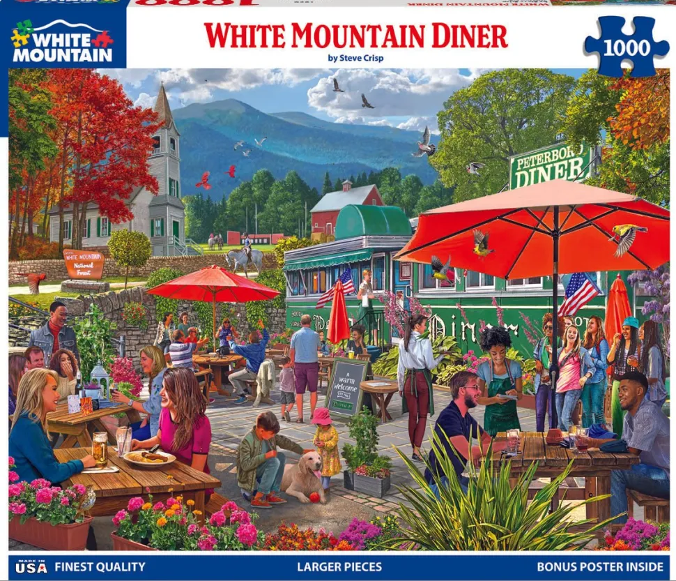 White Mountain Diner (1856pz) - 1000 Piece Jigsaw Puzzle