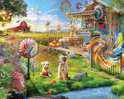 Windmill Farm (1905pz) - 500 Piece Jigsaw Puzzle