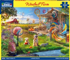 Windmill Farm (1905pz) - 500 Piece Jigsaw Puzzle