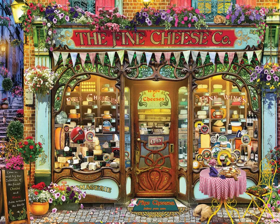 Wine & Cheese Shop (1830pz) - 1000 Piece Jigsaw Puzzle
