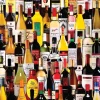 Wine Bottles (1058t) - 1000 PC (Small 20"x27" Format)