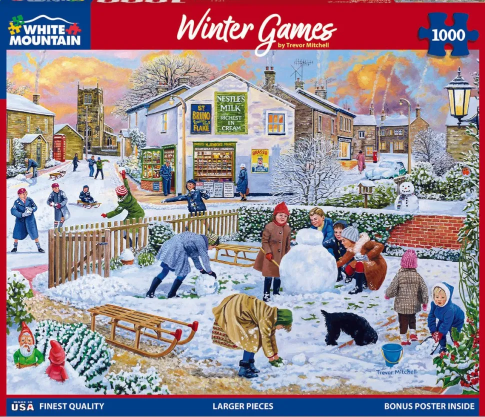 Winter Games (1791pz) - 1000 Piece Jigsaw Puzzle