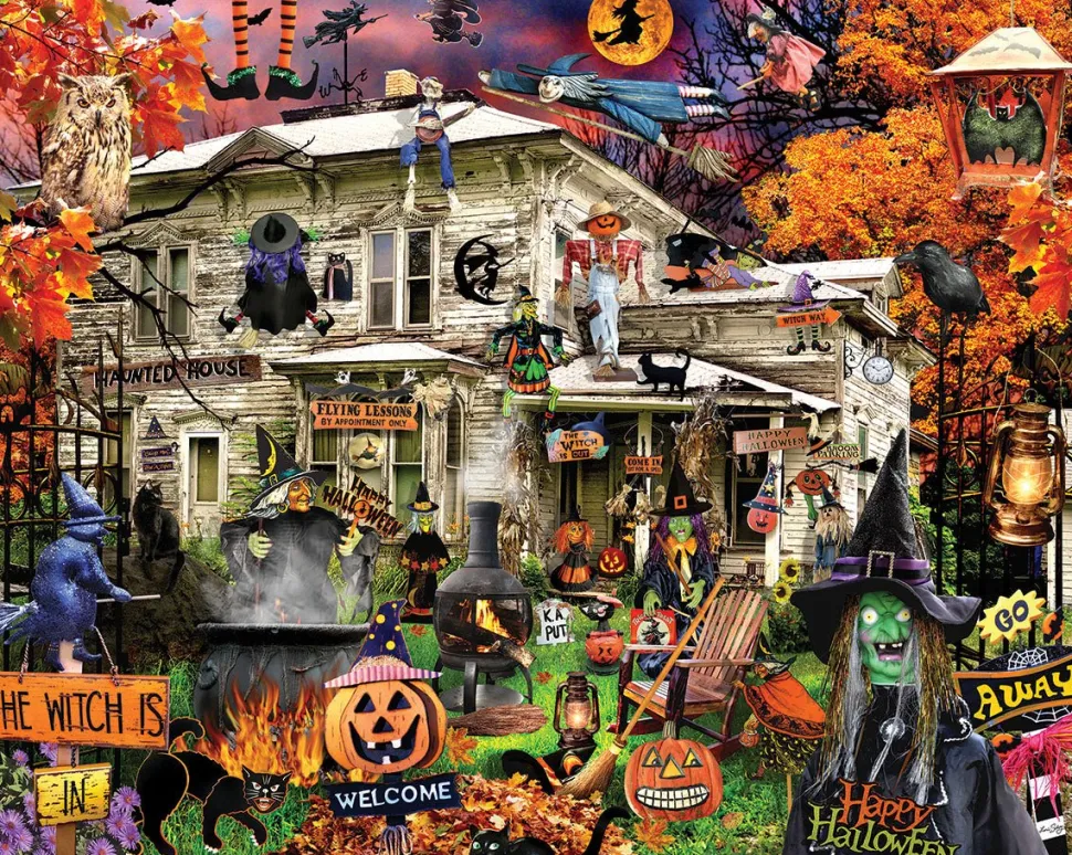 Witches Welcome (1705pz) - 1000 Piece Jigsaw Puzzle