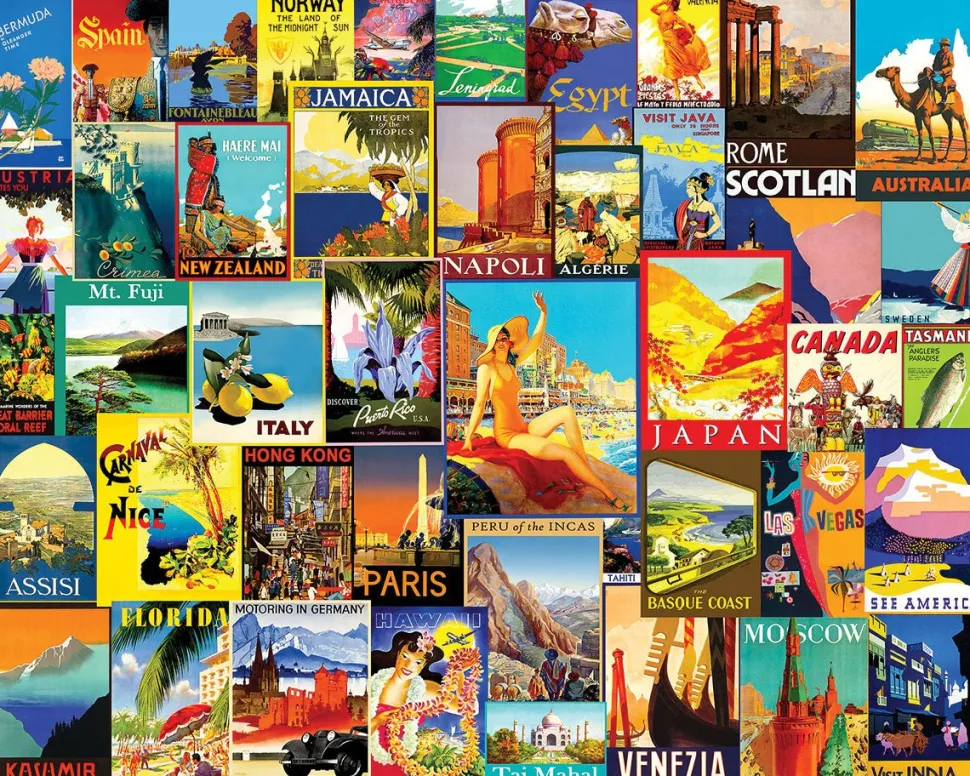 World Tour (1732pz) - 1000 Piece Jigsaw Puzzle