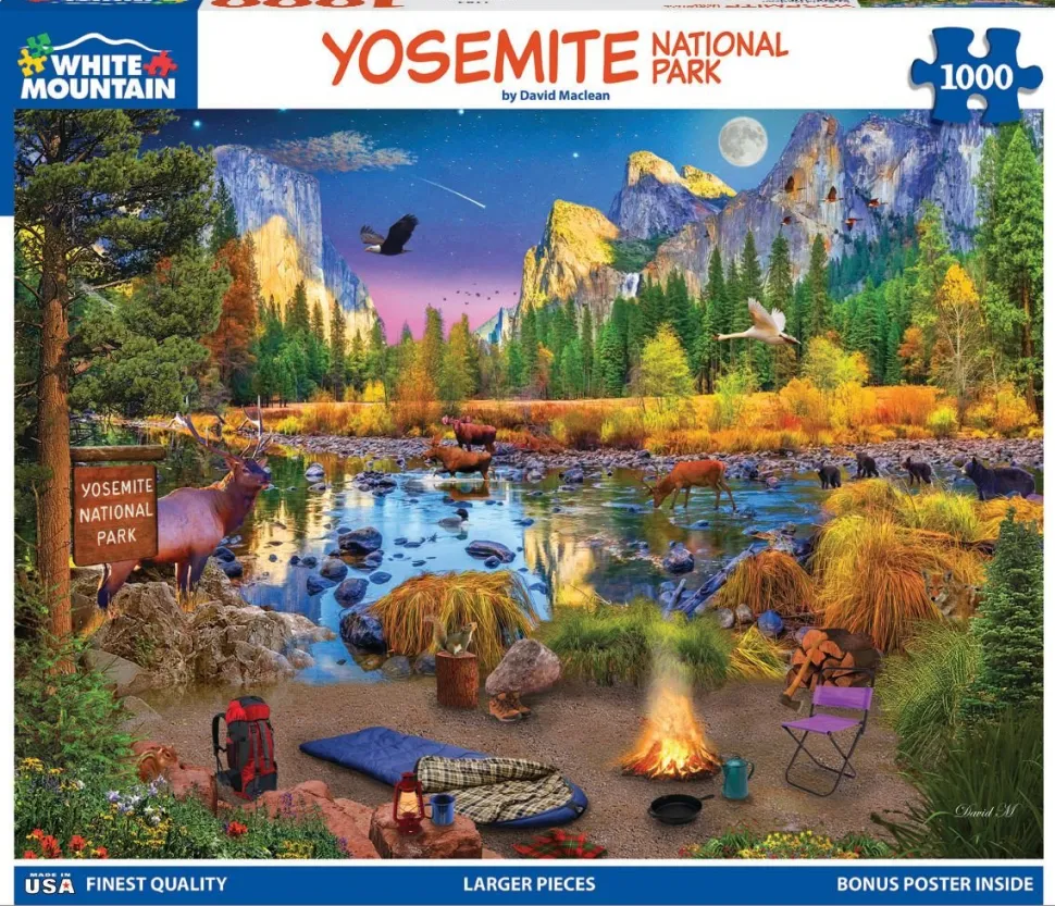 Yosemite (1785pz) - 1000 Piece Jigsaw Puzzle