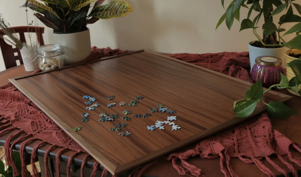 Zacko Deluxe Hardwood Puzzle Board (30"x24")