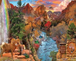 Zion National Park (1940pz) - 1000 Piece Jigsaw Puzzle