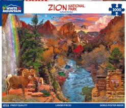 Zion National Park (1940pz) - 1000 Piece Jigsaw Puzzle