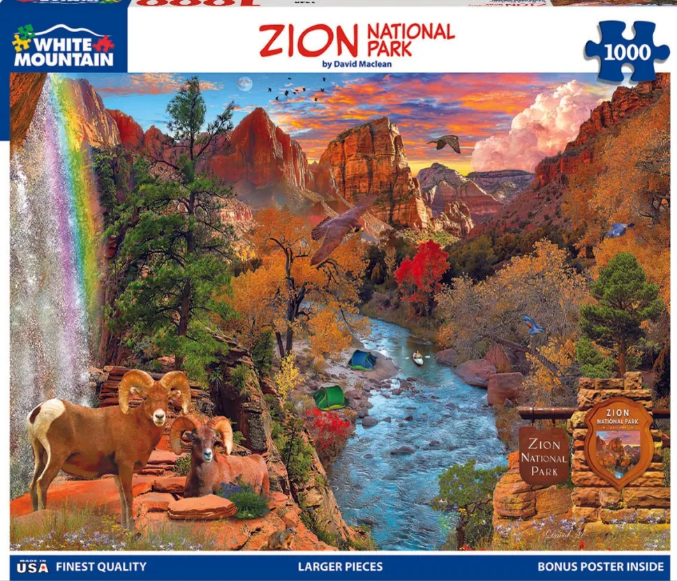 Zion National Park (1940pz) - 1000 Piece Jigsaw Puzzle